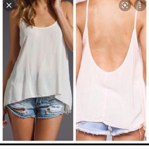 Brandy Melville Abrielle top tank blouse set of 2